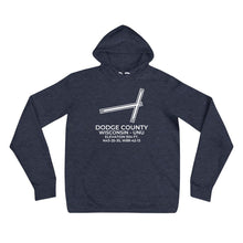 Load image into Gallery viewer, UNU facility map in JUNEAU; WISCONSIN Hoodie