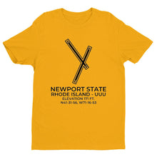Load image into Gallery viewer, uuu newport ri t shirt, Yellow