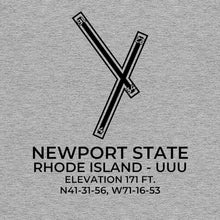 Load image into Gallery viewer, uuu newport ri t shirt, Gray