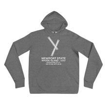Load image into Gallery viewer, UUU facility map in NEWPORT; RHODE ISLAND Hoodie