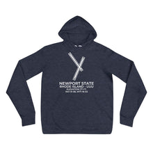 Load image into Gallery viewer, UUU facility map in NEWPORT; RHODE ISLAND Hoodie