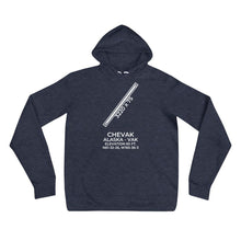 Load image into Gallery viewer, VAK facility map in CHEVAK; ALASKA Hoodie