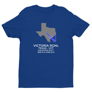 VCT facility map in VICTORIA; TEXAS, Royal Blue