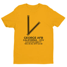 Load image into Gallery viewer, GEORGE AFB (VCV; KVCV) near VICTORVILLE; CALIFORNIA (CA) c.1992 T-Shirt
