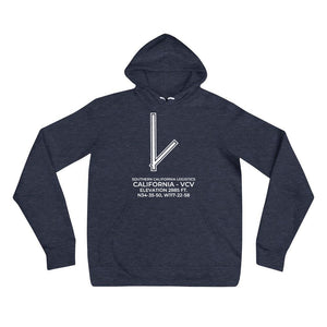 VCV facility map in VICTORVILLE; CALIFORNIA Hoodie