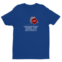 Load image into Gallery viewer, VALDEZ PIONEER FIELD near VALDEZ; ALASKA (VDZ; PAVD) T-Shirt