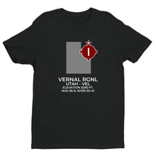 Load image into Gallery viewer, VERNAL RGNL in VERNAL; UTAH (VEL; KVEL) T-Shirt