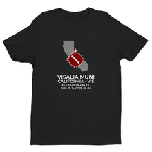 Load image into Gallery viewer, VISALIA MUNI near VISALIA; CALIFORNIA (VIS; KVIS) T-Shirt