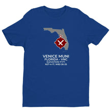 Load image into Gallery viewer, VNC facility map in VENICE; FLORIDA, Royal Blue