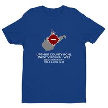 Load image into Gallery viewer, UPSHUR COUNTY RGNL in BUCKHANNON; WEST VIRGINIA (W22) T-Shirt