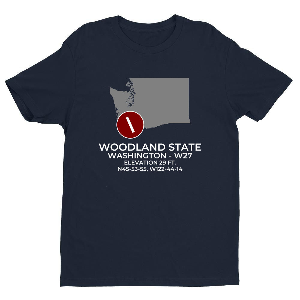WOODLAND STATE in WOODLAND; WASHINGTON (W27) T-Shirt