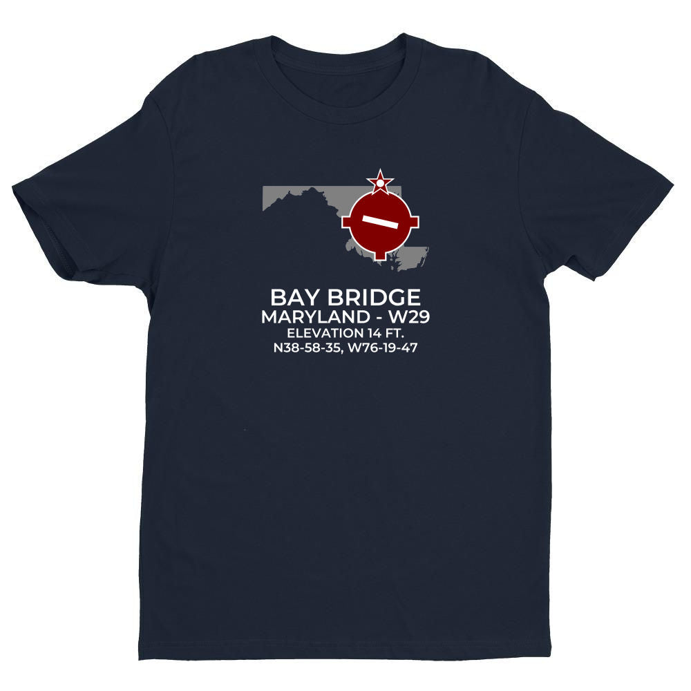 BAY BRIDGE in STEVENSVILLE; MARYLAND (W29) T-Shirt