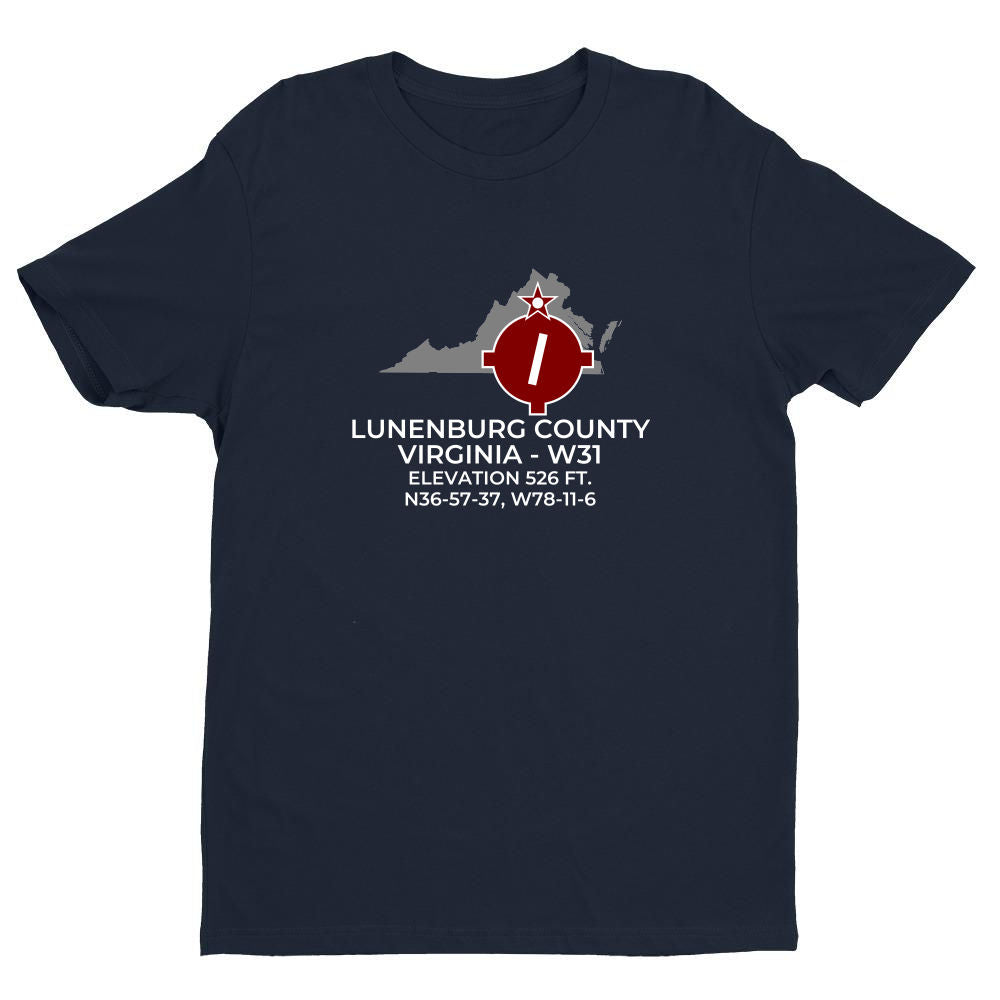 LUNENBURG COUNTY near KENBRIDGE; VIRGINIA (W31) T-Shirt
