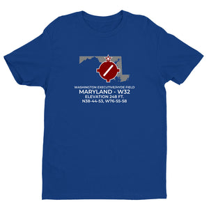 WASHINGTON EXECUTIVE/HYDE FIELD in CLINTON; MARYLAND (W32) T-Shirt