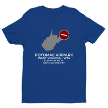Load image into Gallery viewer, POTOMAC AIRPARK near BERKELEY SPRINGS; WEST VIRGINIA (W35) T-Shirt