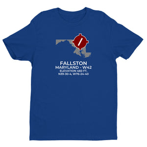 FALLSTON; MARYLAND (W42) T-Shirt
