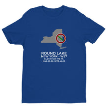 Load image into Gallery viewer, ROUND LAKE; NEW YORK (W57) T-Shirt