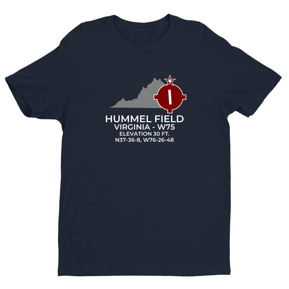 HUMMEL FIELD near SALUDA; VIRGINIA (W75) T-Shirt
