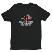 Load image into Gallery viewer, NEW LONDON near FOREST; VIRGINIA (W90) T-Shirt