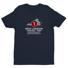 Load image into Gallery viewer, NEW LONDON near FOREST; VIRGINIA (W90) T-Shirt