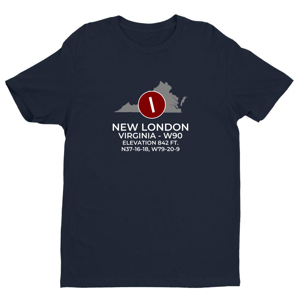 NEW LONDON near FOREST; VIRGINIA (W90) T-Shirt
