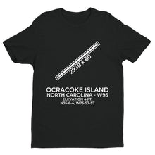 Load image into Gallery viewer, w95 ocracoke nc t shirt, Black