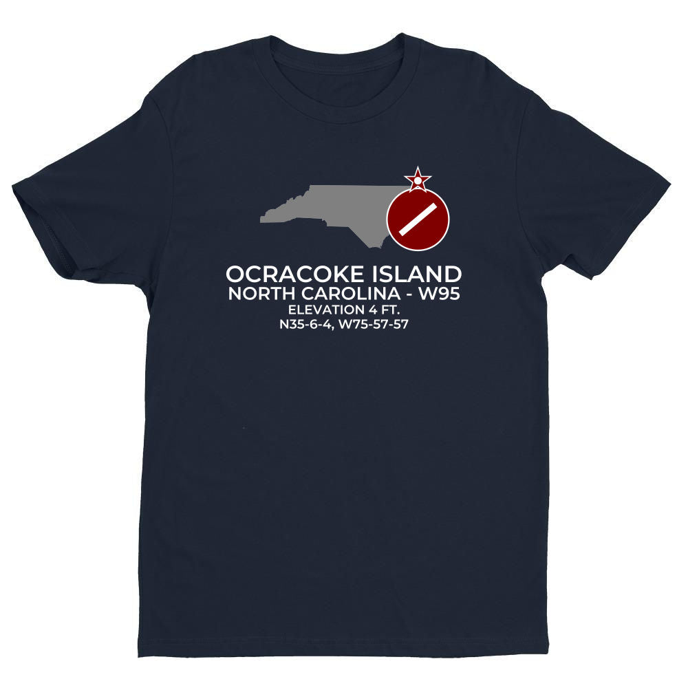 OCRACOKE ISLAND in OCRACOKE; NORTH CAROLINA (W95) T-Shirt