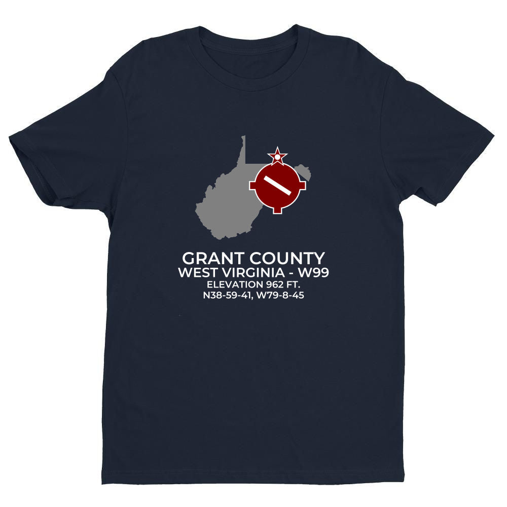 GRANT COUNTY in PETERSBURG; WEST VIRGINIA (W99) T-Shirt