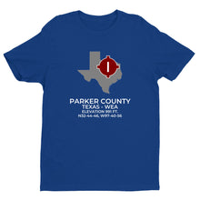 Load image into Gallery viewer, PARKER COUNTY near WEATHERFORD; TEXAS (WEA; KWEA) T-Shirt