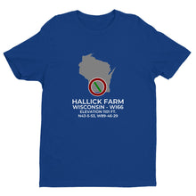 Load image into Gallery viewer, HALLICK FARM in BLACK EARTH; WISCONSIN (WI66) T-Shirt