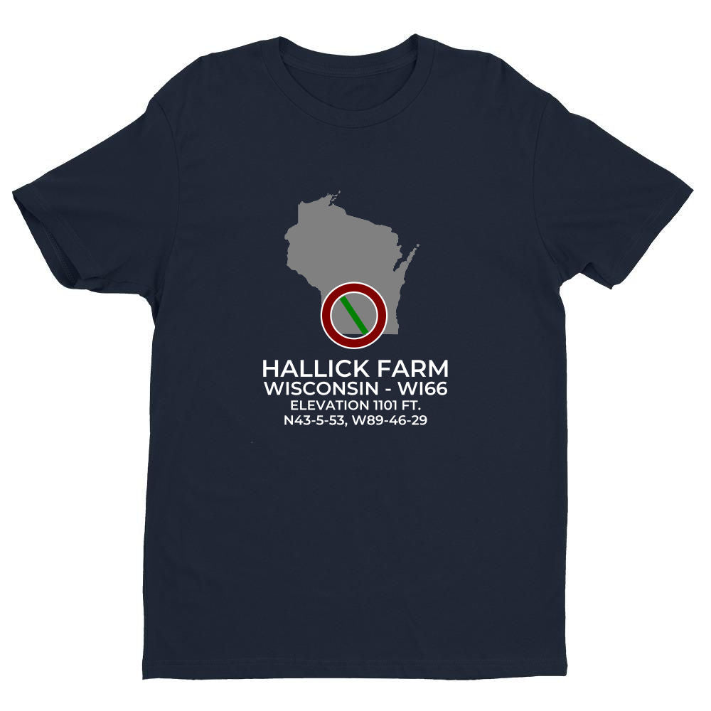 HALLICK FARM in BLACK EARTH; WISCONSIN (WI66) T-Shirt