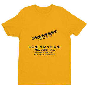 x33 doniphan mo t shirt, Yellow