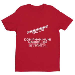 x33 doniphan mo t shirt, Red