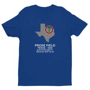 PROSE FIELD near JUSTIN; TEXAS (XA0) T-Shirt