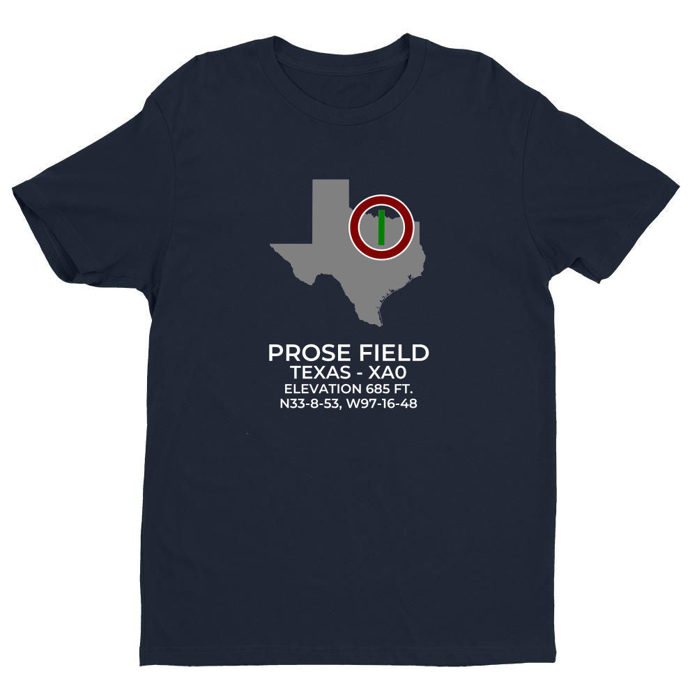 PROSE FIELD near JUSTIN; TEXAS (XA0) T-Shirt