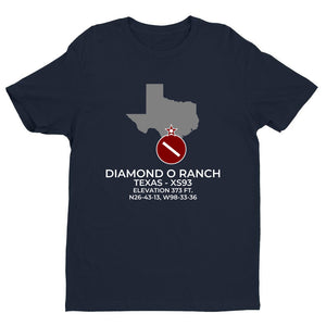 DIAMOND O RANCH near SANTA ELENA; TEXAS (XS93) T-Shirt