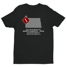 Load image into Gallery viewer, WILLISTON BASIN INTL near WILLISTON; NORTH DAKOTA (XWA; KXWA) T-Shirt