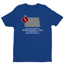 Load image into Gallery viewer, WILLISTON BASIN INTL near WILLISTON; NORTH DAKOTA (XWA; KXWA) T-Shirt