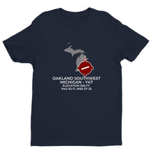 Load image into Gallery viewer, OAKLAND SOUTHWEST in NEW HUDSON; MICHIGAN (Y47) T-Shirt