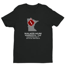 Load image into Gallery viewer, WALKER MUNI near WALKER; MINNESOTA (Y49) T-Shirt