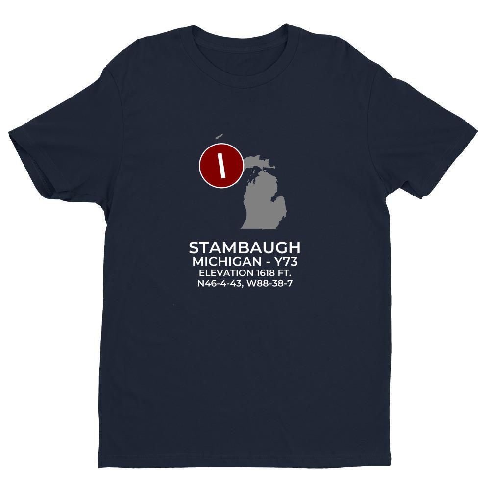 STAMBAUGH in IRON RIVER; MICHIGAN (Y73) T-Shirt