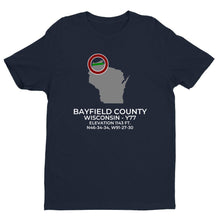 Load image into Gallery viewer, BAYFIELD COUNTY in IRON RIVER; WISCONSIN (Y77) T-Shirt