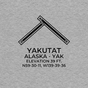 YAK facility map in YAKUTAT; ALASKA