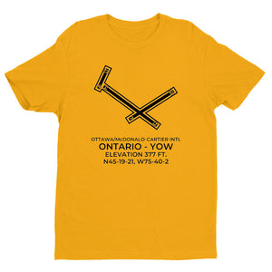 OTTAWA/McDONALD-CARTIER INTL (YOW; CYOW) in OTTAWA; ONTARIO (ON) T-Shirt
