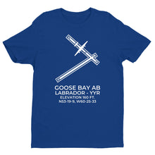 Load image into Gallery viewer, GOOSE BAY AB (YYR; CYYR) in LABRADOR; CANADA (CAN) c.1970 T-Shirt