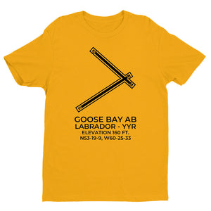 GOOSE BAY AB (YYR; CYYR) in LABRADOR; CANADA (CAN) c.1970 T-Shirt