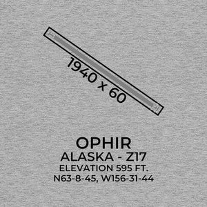 Z17 facility map in OPHIR; ALASKA