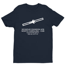 Load image into Gallery viewer, F-15 EAGLE at SEYMOUR JOHNSON AFB; NORTH CAROLINA (GSB; KGSB) T-Shirt
