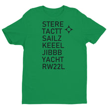 Load image into Gallery viewer, Chicago Midway (MDW) RNAV (RNP) Y 22L Approach Waypoints T-shirt (Light Colors)