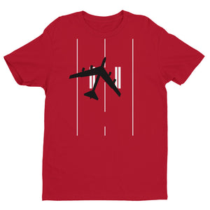 B-52 Crab Landing (Frame of Runway) Short Sleeve T-shirt